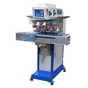 شٹل کے ساتھ 4 رنگ پیڈ پرنٹر